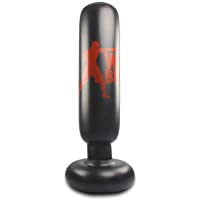 Geagodelia Saco de Boxeo Hinchable de Pie para Adultos y Adolescentes Columna de Boxeo Inflable con Base Gruesa para…